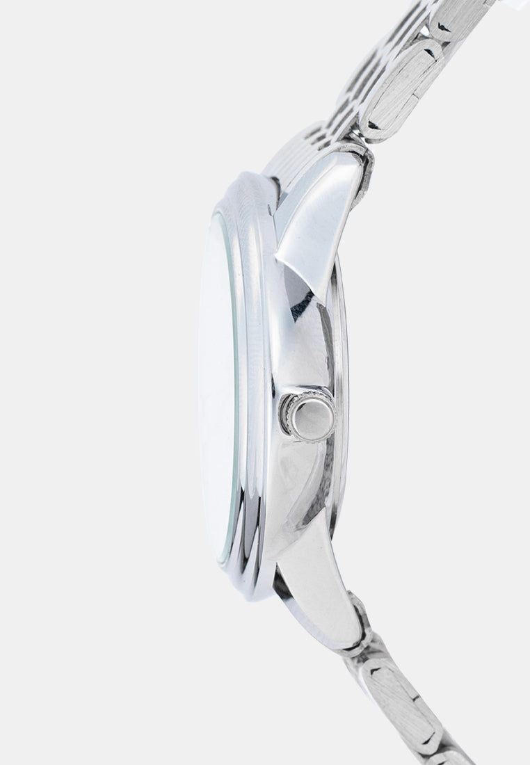 Valentino 20122578-WHITE DIAL Analog Stainless Band Watch for Women-Watch Portal Philippines