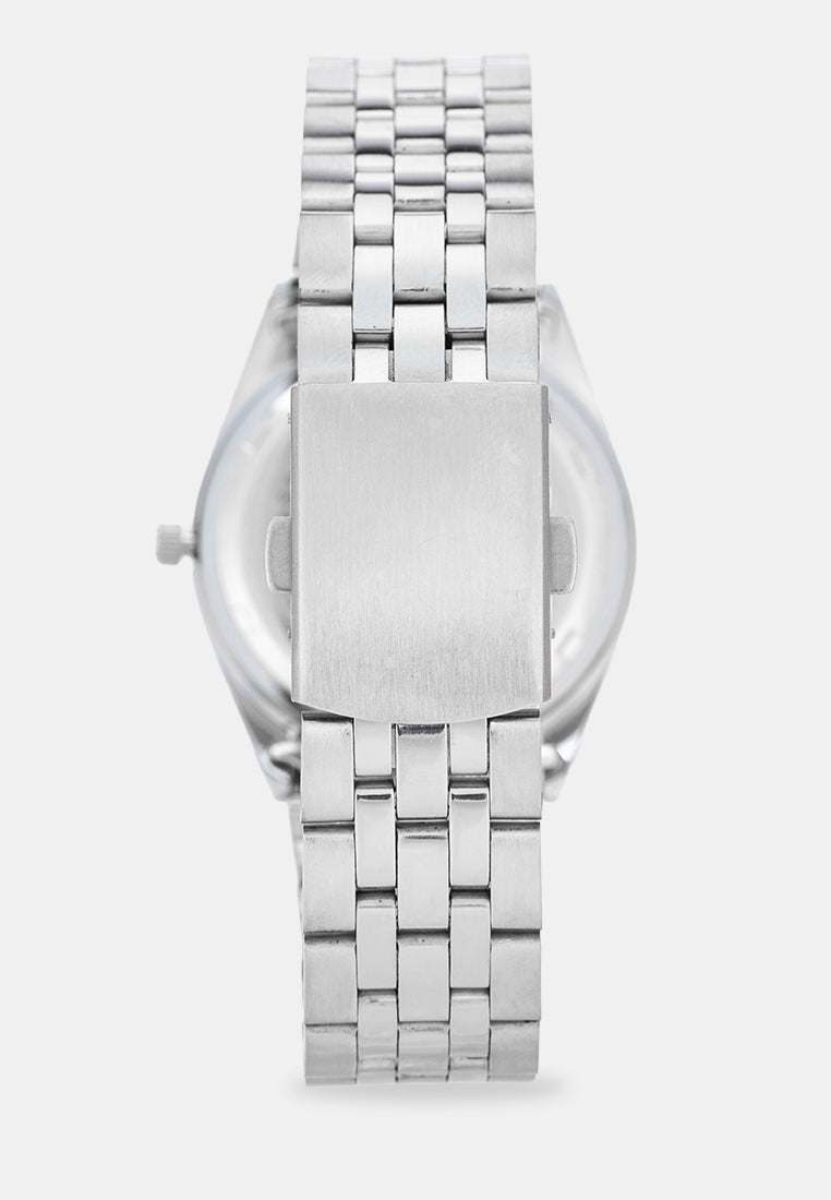 Valentino 20122580-WHITE DIAL Analog Stainless Band Watch for Men-Watch Portal Philippines