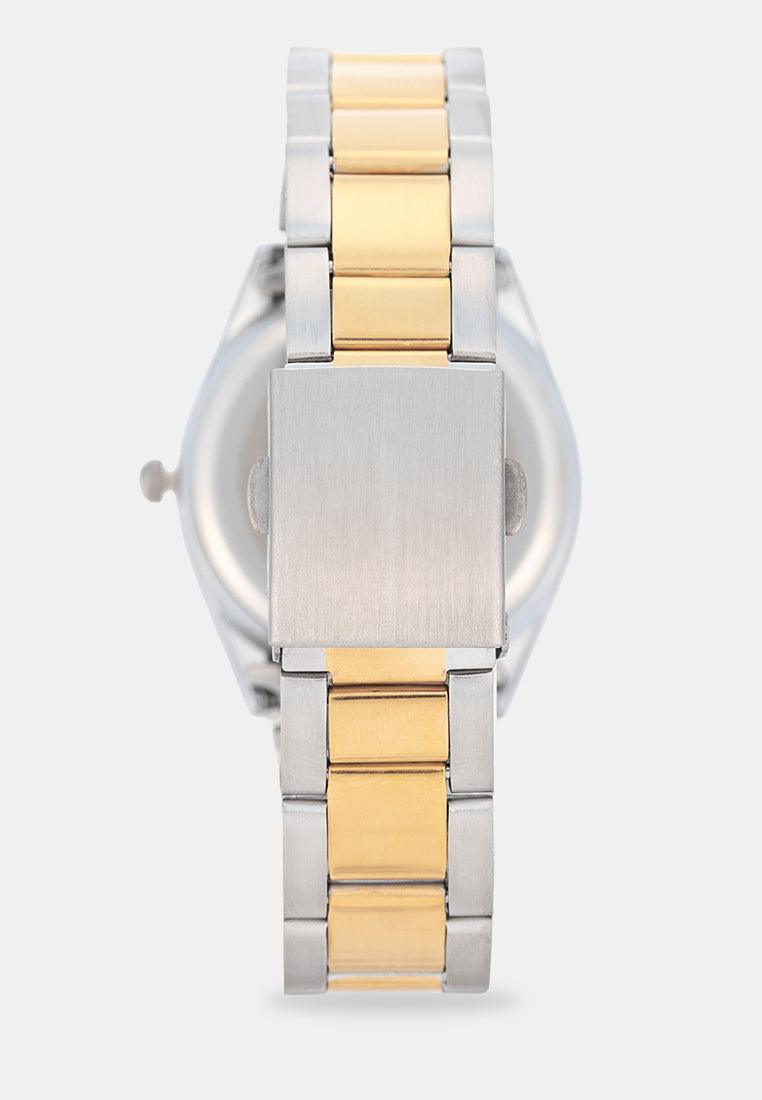 Valentino 20122582-TWO TONE-WHITE DIAL Analog Stainless Band Watch for Women-Watch Portal Philippines