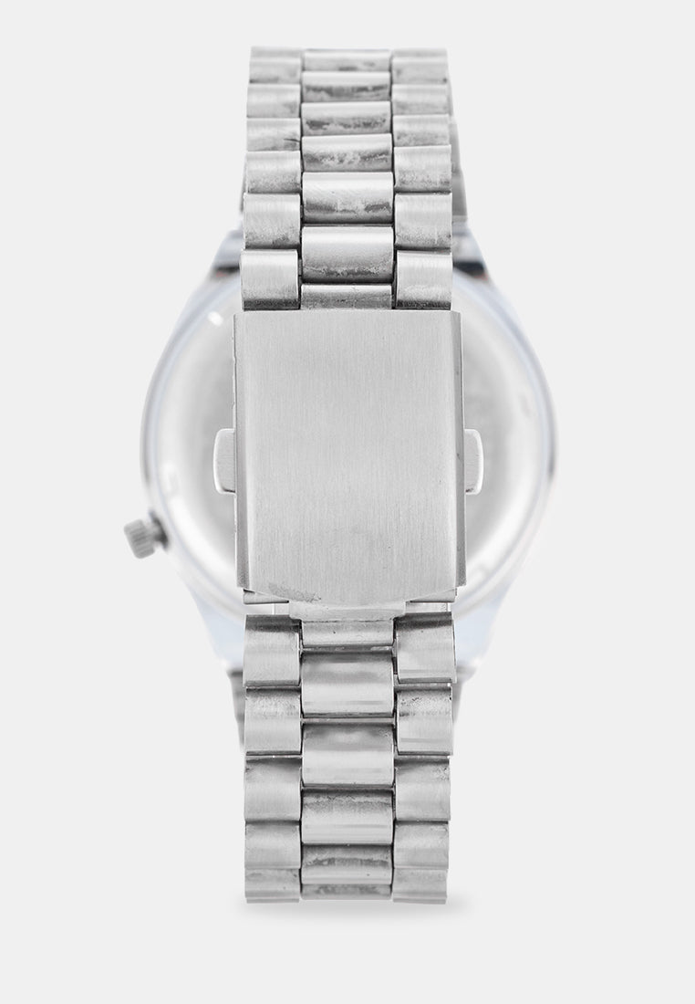 Valentino 20122585-AQUA GREEN DIAL Analog Stainless Band Watch for Men-Watch Portal Philippines