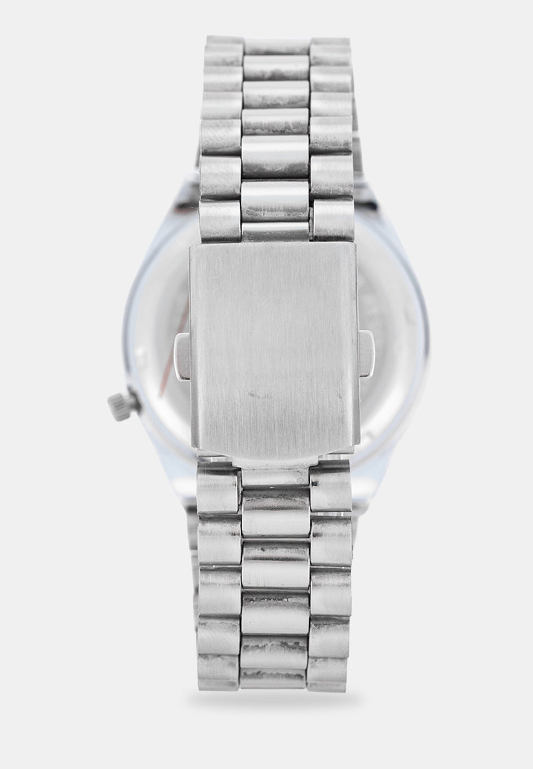 Valentino 20122585-BLUE DIAL Analog Stainless Band Watch for Men-Watch Portal Philippines