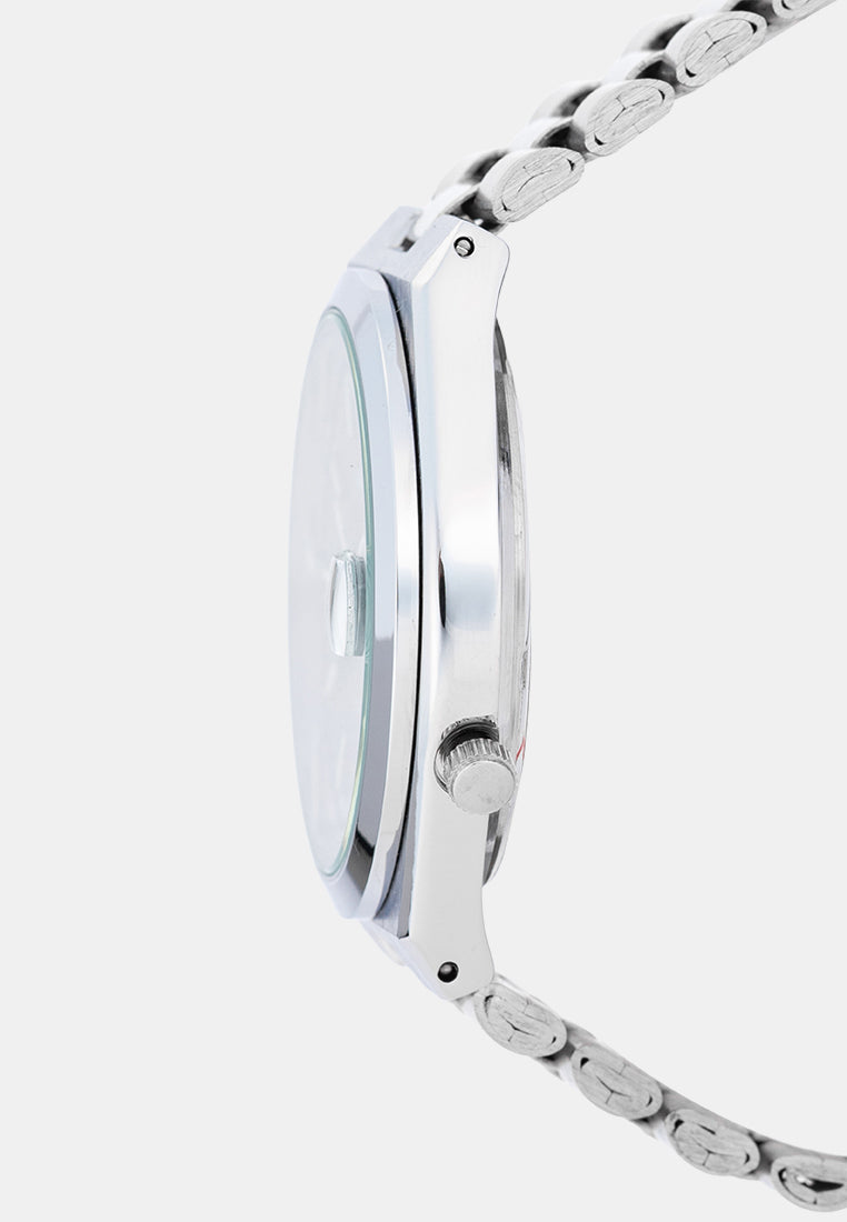 Valentino 20122585-BLUE DIAL Analog Stainless Band Watch for Men-Watch Portal Philippines