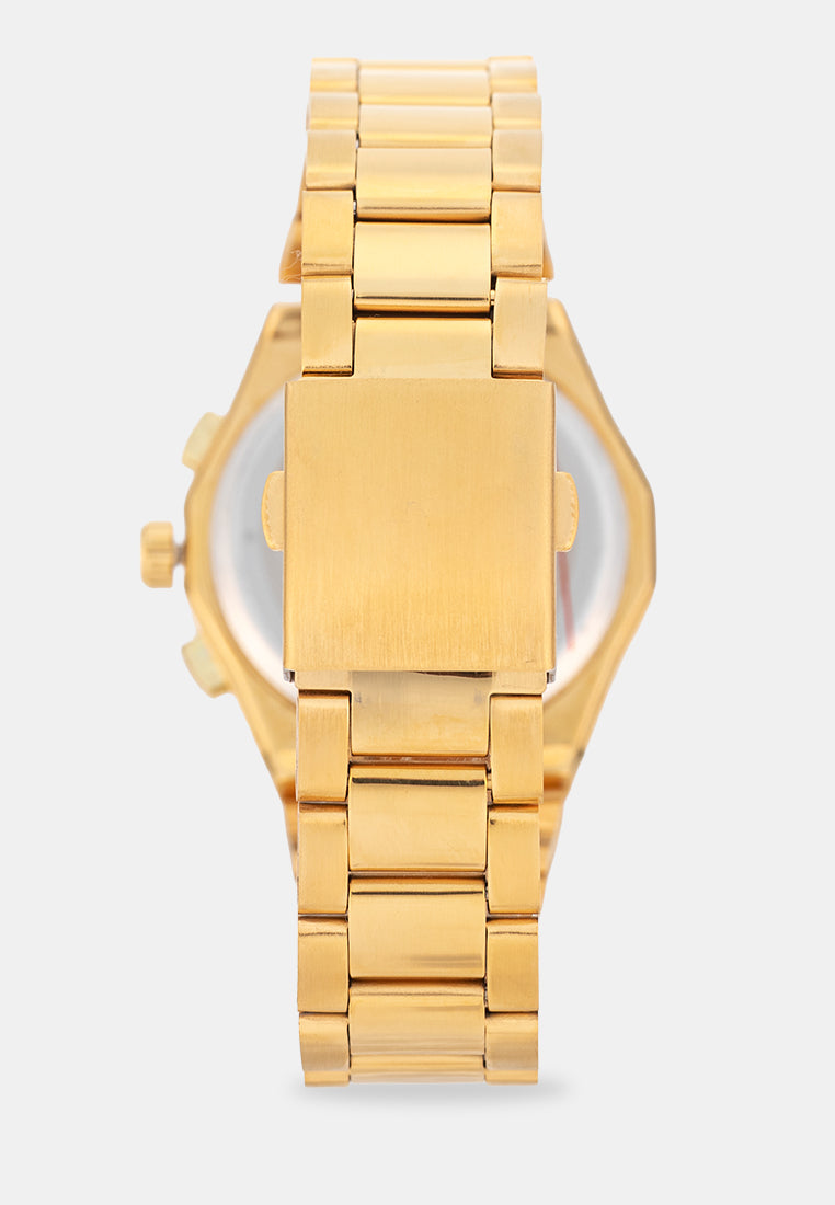 Valentino 20122587-GOLD-GOLD DIAL Analog Stainless Band Watch for Women-Watch Portal Philippines
