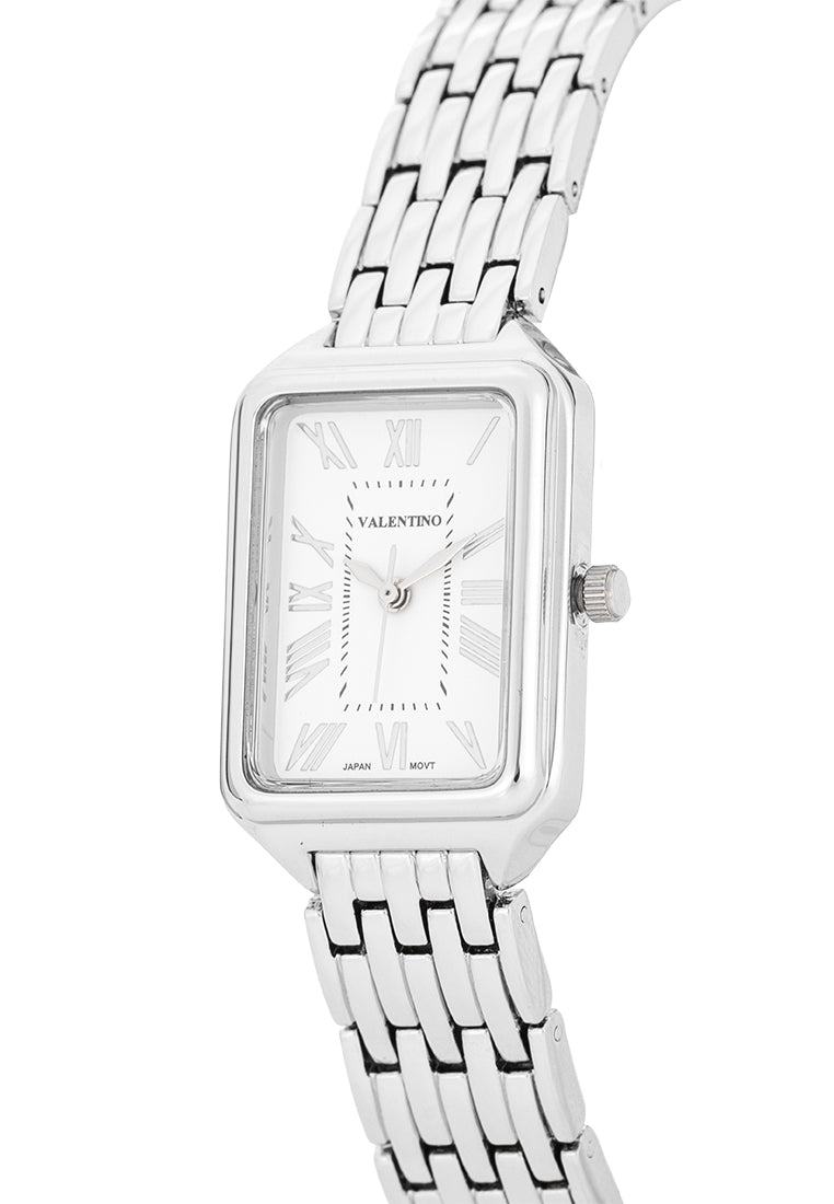 Valentino Alloy Strap Analog Watch for Women 20122497-SILVER-Watch Portal Philippines