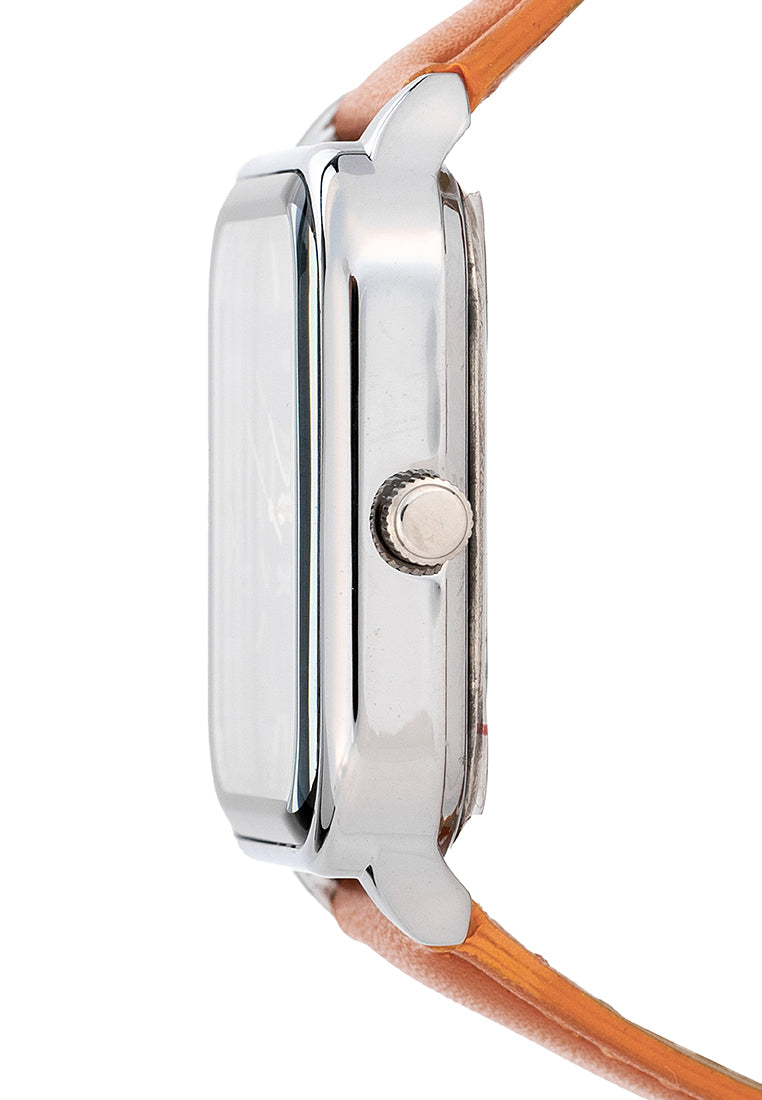 Valentino Leather Strap Analog Watch for Men 20122492-BROWN STRAP-BLK DIAL-Watch Portal Philippines