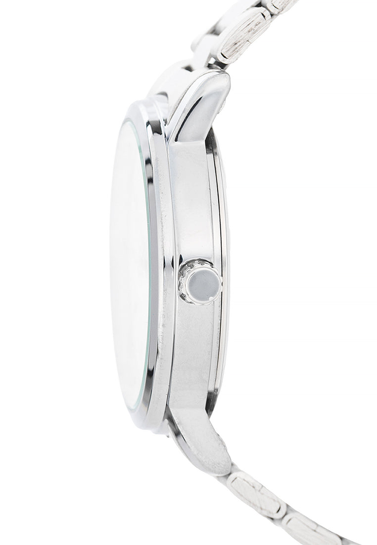 Valentino Stainless Steel Strap Analog Watch for Men 20122548-WHITE DIAL-Watch Portal Philippines