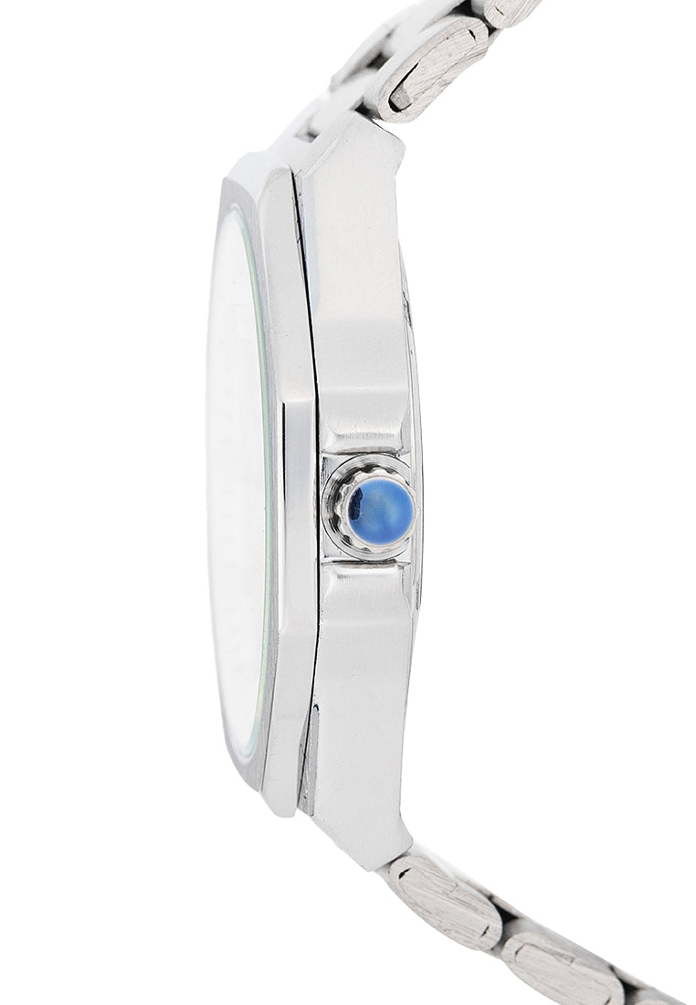 Valentino Stainless Steel Strap Analog Watch for Men 20122562-WHITE DIAL-Watch Portal Philippines