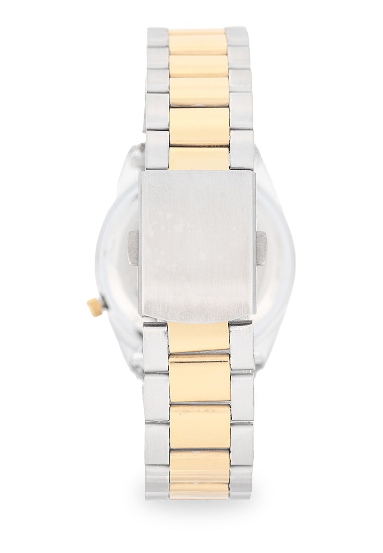 Valentino Stainless Steel Strap Analog Watch for Men 20122563-TT-GOLD DIAL-Watch Portal Philippines