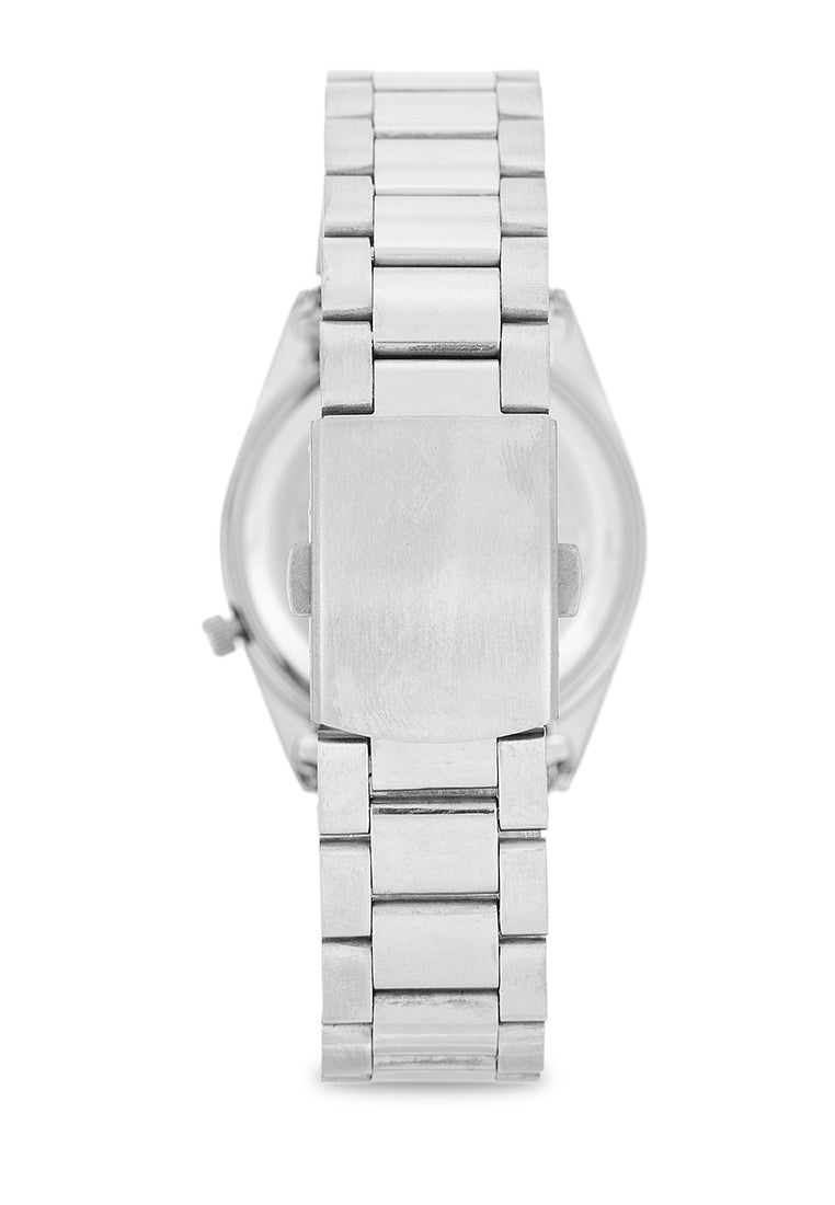 Valentino Stainless Steel Strap Analog Watch for Men 20122564-BLACK DIAL-Watch Portal Philippines