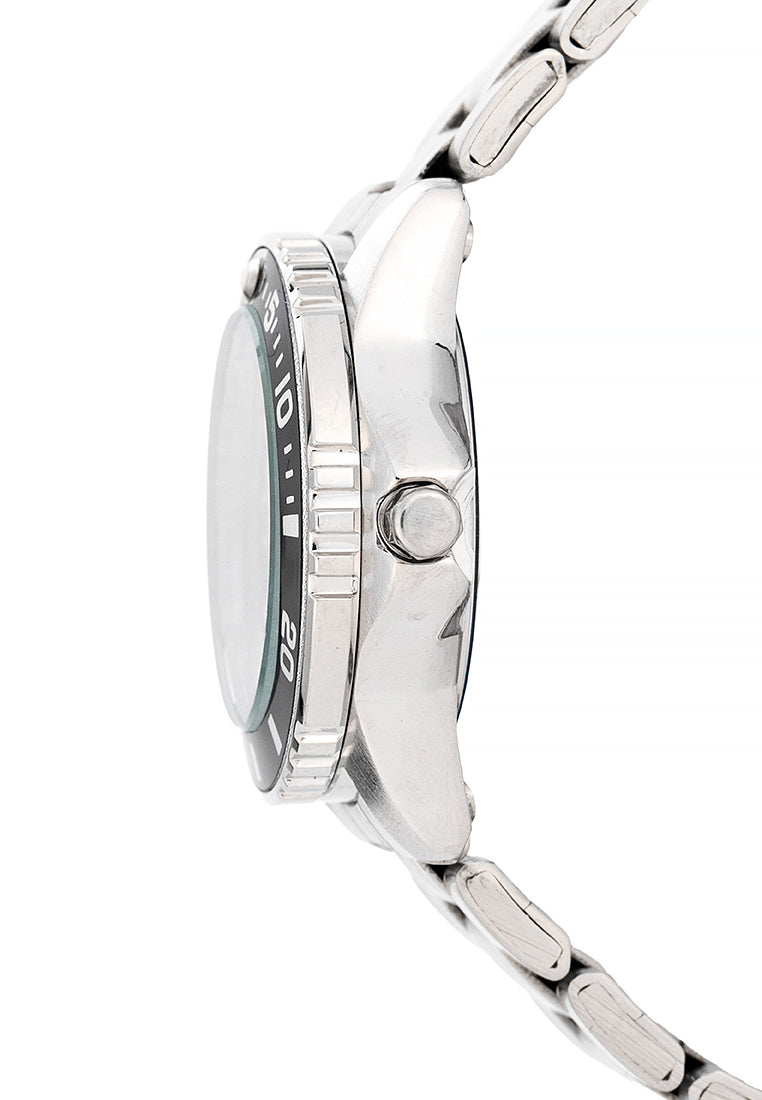 Valentino Stainless Steel Strap Analog Watch for Women 20122487-BLK RING-BLK DIAL-Watch Portal Philippines