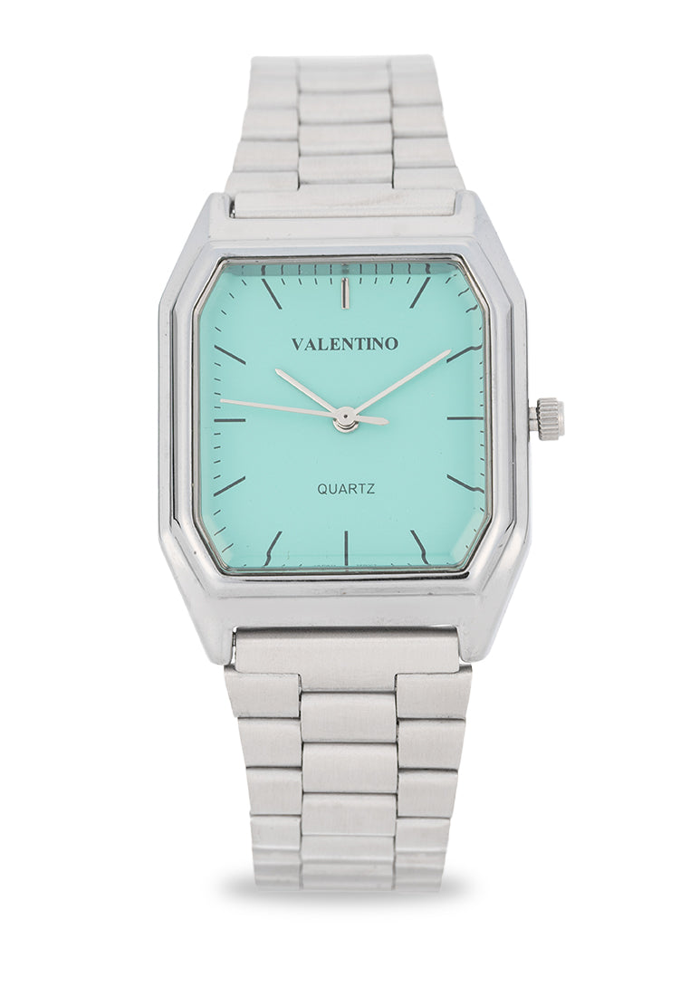 Valentino Stainless Steel Strap Analog Watch for Women 20122529-TIF BLUE DIAL-Watch Portal Philippines