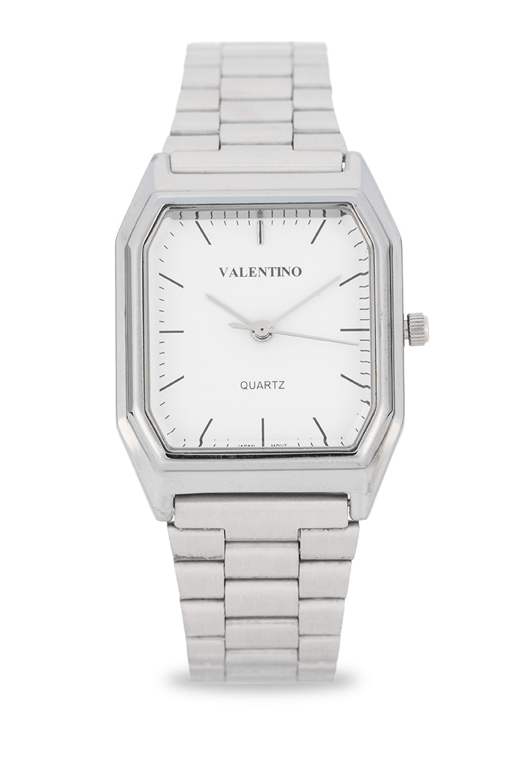 Valentino Stainless Steel Strap Analog Watch for Women 20122529-WHITE DIAL-Watch Portal Philippines
