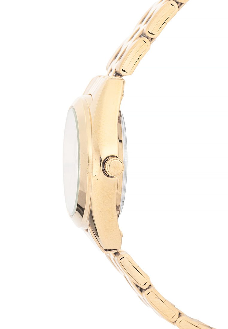 Valentino Stainless Steel Strap Analog Watch for Women 20122557-GLD-GOLD DIAL-Watch Portal Philippines