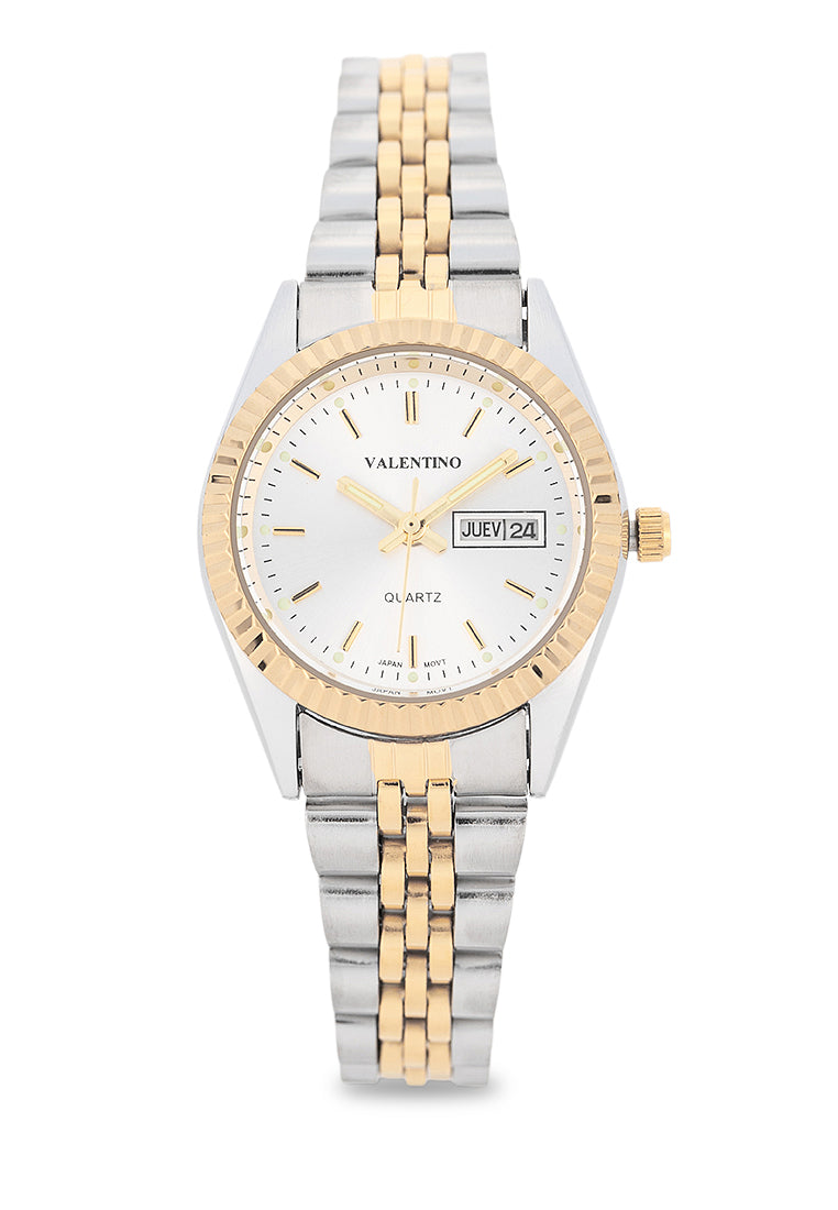 Valentino Stainless Steel Strap Analog Watch for Women 20122568-TT-SILVER DIAL-Watch Portal Philippines